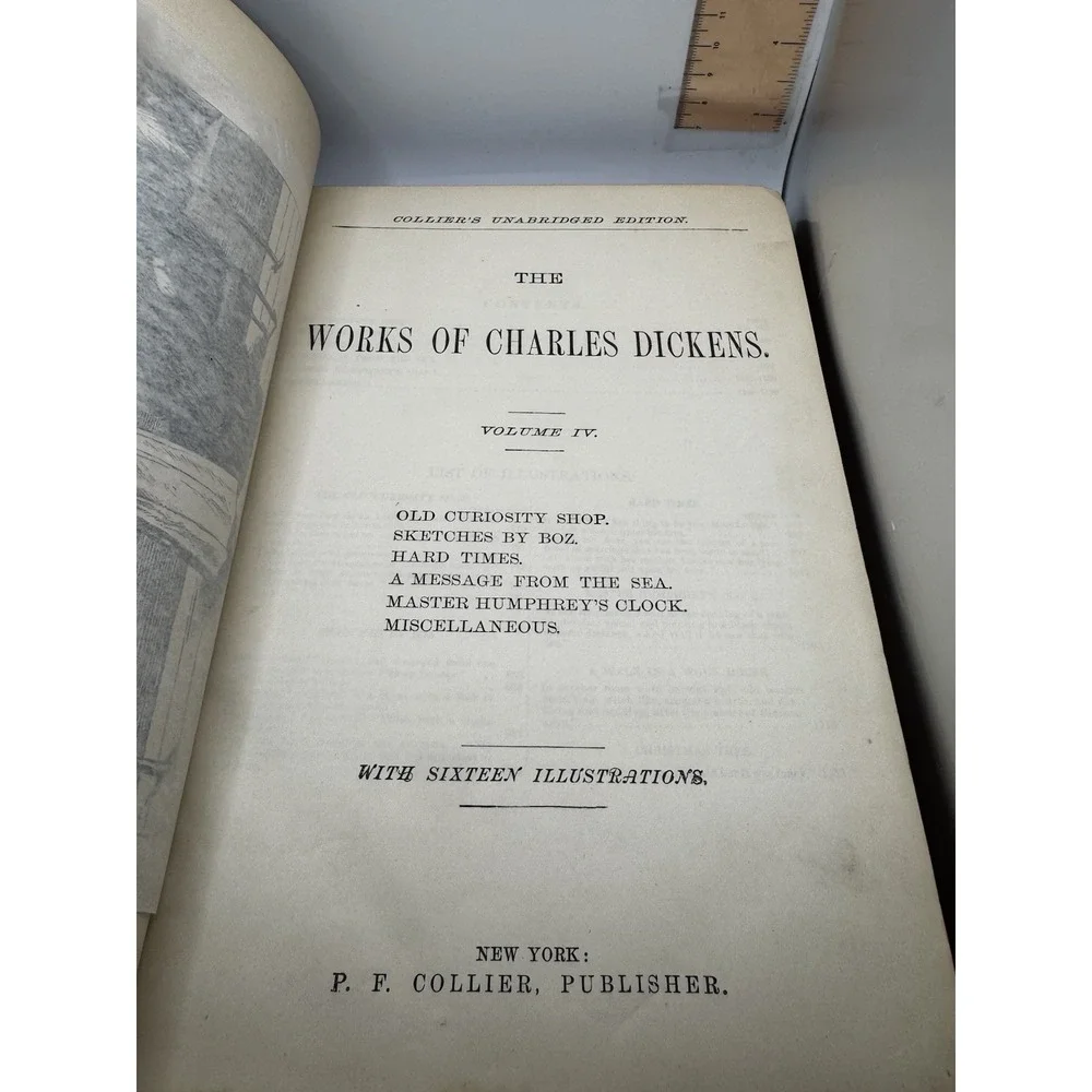 1870 ~ THE WORKS OF CHARLES DICKENS ~ Volume IV ~ Collier's Unabridged Edition